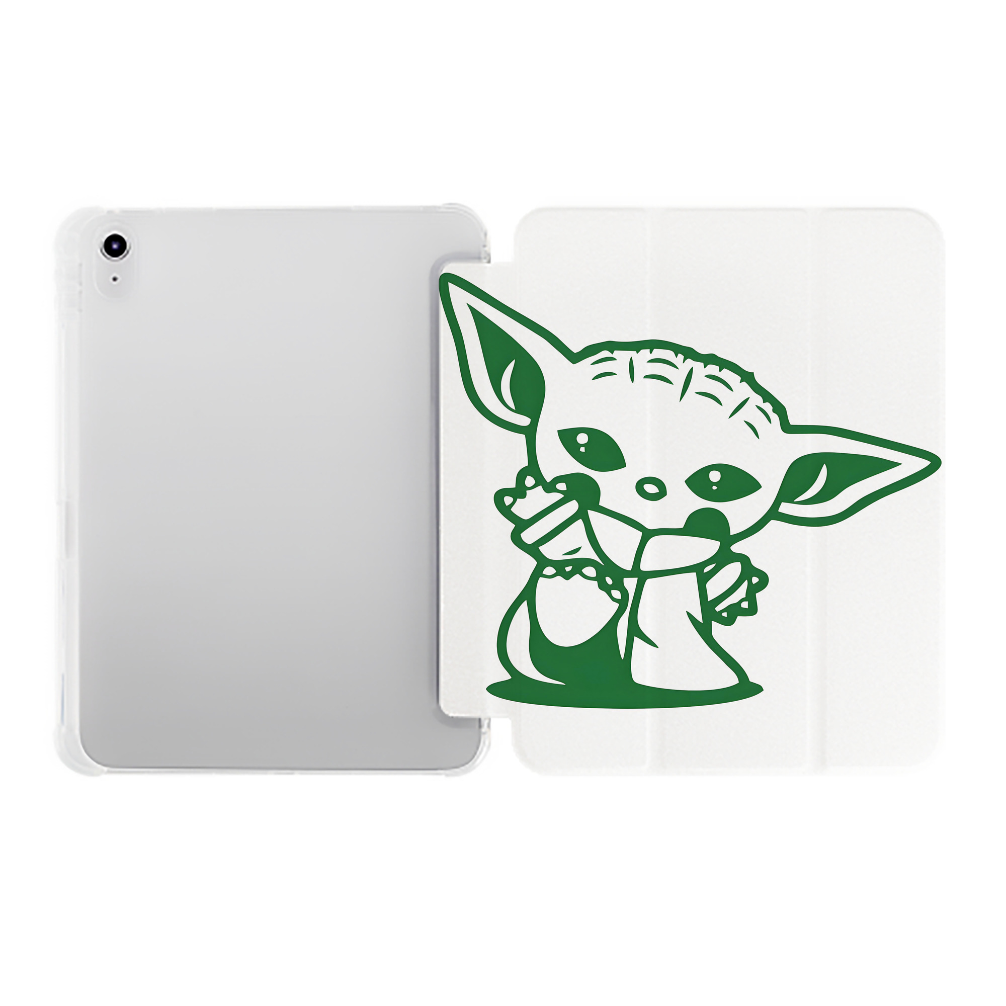 （画像用） スター・ウォーズ Star Wars IPad ケース ペン収納付き 三つ折りスタンド PUレザー×シリコン 対応機種9.5/10.5/10.9インチ
